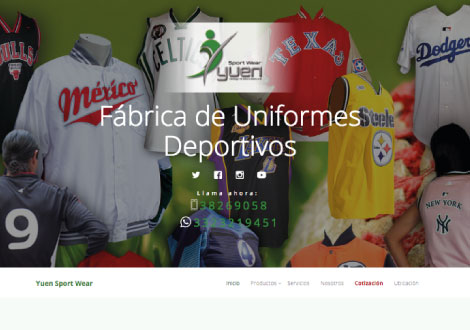 FABRICA DE UNIFORMES DEPORTIVOS